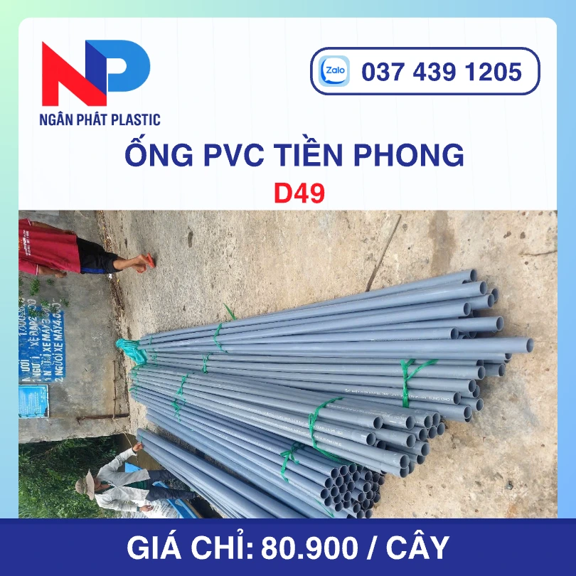 Ống PVC D49 Nhựa Tiền Phong